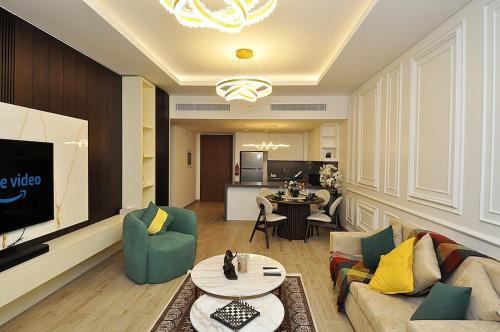 Luxury 1 Bedroom Burj Khalifa View Citywalk, Dubaj