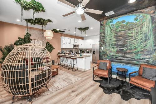 Themed Unit 4BD 3BA Near NRG HOU Med Center S – khách sạn tại Nam Houston