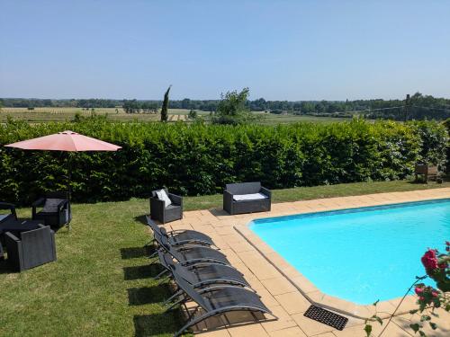 Piscina, La Roche Bellevue in Luynes