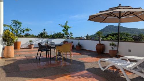 Departamento Los Gallos, tercer piso gran terraza in Lo de Marcos, Mexico