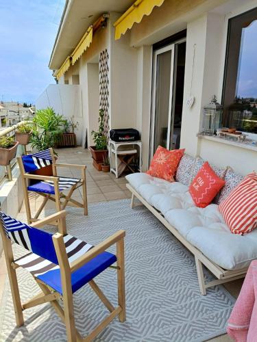 Stunning 2 bedroom apartment with Terrace and Sea view, Nice Cimiez Liberation, Nicea (zdjęcie 6)