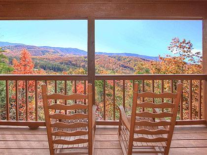parveke/terassi, Mountain Memories Holiday home in Pittman Center