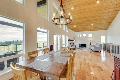 Mountain and Lake View Rexford Estate on 28 Acres! in Glen Lake