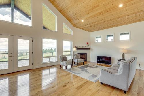 Mountain and Lake View Rexford Estate on 28 Acres! in Glen Lake
