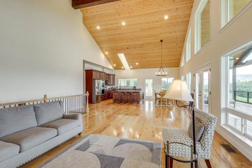 Mountain and Lake View Rexford Estate on 28 Acres! in Glen Lake