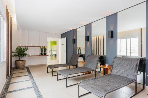 館内設備, IN4 - Novo Bhaus Morumbi - Shopping Jardim Sul - 50m2 - Linda vista 19o andar - Vaga de Garagem - Ac in ヴィーラ アンドラデ