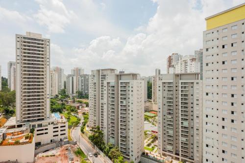 景色, IN4 - Novo Bhaus Morumbi - Shopping Jardim Sul - 50m2 - Linda vista 19o andar - Vaga de Garagem - Ac in ヴィーラ アンドラデ