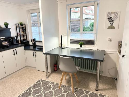 مطبخ, bella casa - Business&Family, Messe Flughafen in 5 min, SmartTV, Netflix, Waschmaschine, 24h Checkin in بليينينغن