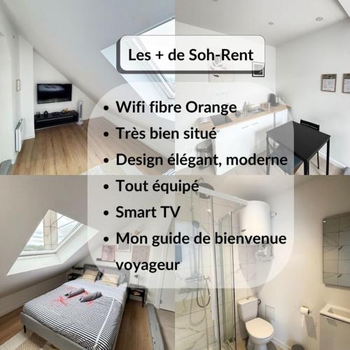 Soh Rent Strasbourg Chambre 4 Tv-Wifi Proche Gare, Strasburgo (foto 4)