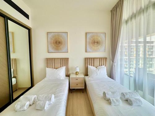 Luxe 2br With Fast Wi-fi Parking, Gym And Pool!, Dubaj (fotografie 4)