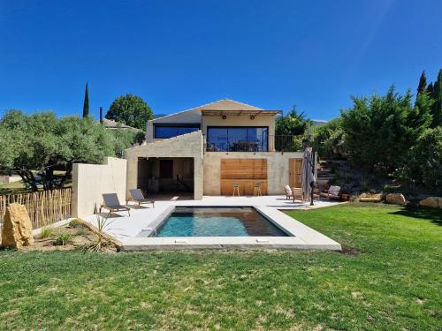 Villa avec piscine à Bedoin - au pied du Mont Ventoux - Location, gîte - Bédoin