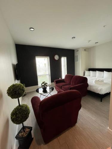 The Cozy Red Velvet Studio