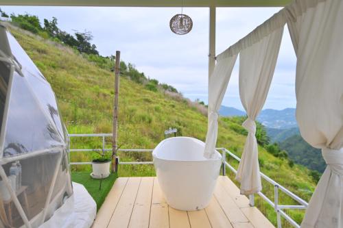 Balcony/terrace, Phuwin Homestay Monjam near Mond Anggade