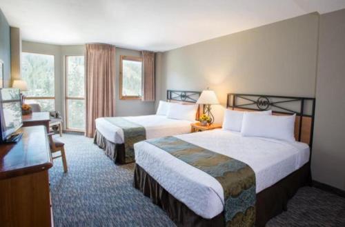 2 double beds