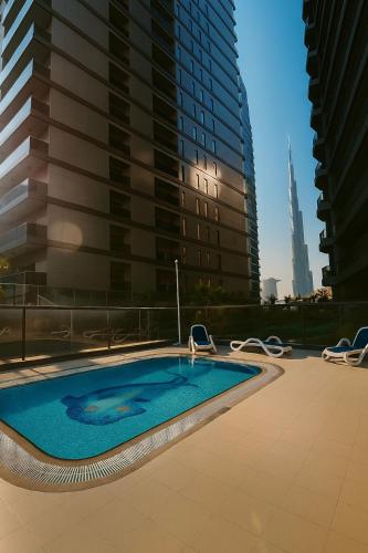 Premium 3BR Downtown Retreat with Pool & Iconic Burj Views, Dubaj (fotografie 10)