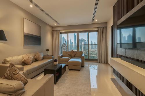 Premium 3BR Downtown Retreat with Pool & Iconic Burj Views, Dubaj (fotografie 3)