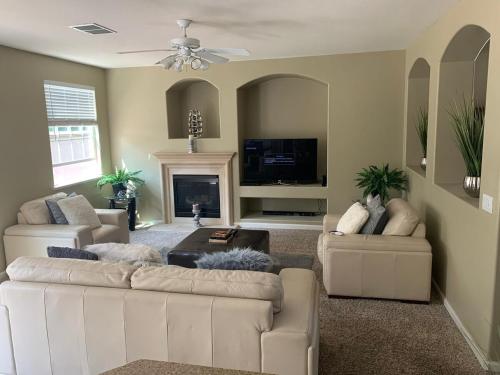 . Furnished five bedroom and gated community