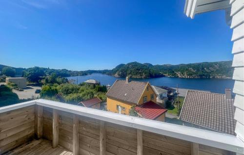 Kilátás, 3 Bedroom Amazing Home In Farsund in Farsund