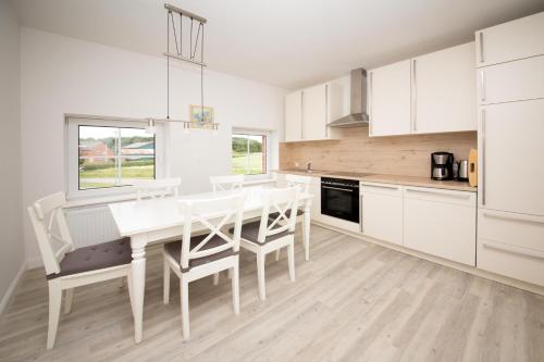 廚房, 斯里貝力克公寓 (Appartementhaus Schleiblick) in 拉本基爾興-福呂克