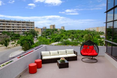 balcon/terasă, ZhanaOtel Hotel in Aktau