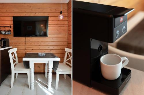 Iekārtas, Romantic cozy house Kirzacinas pirts with sauna close to seaside in Skulte