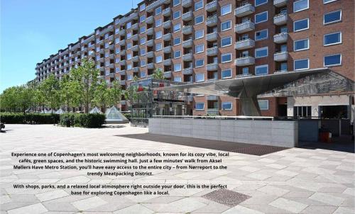 Bright, child-friendly, balcony, 50 meters from the subway, Копенгаген (фото 3)