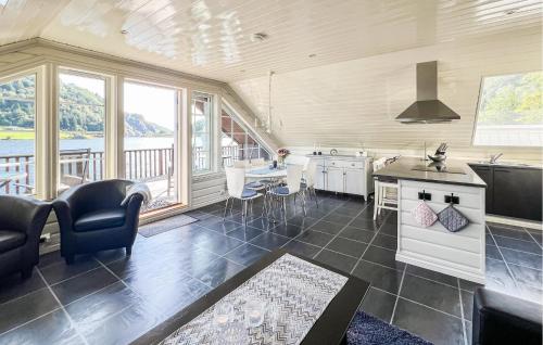 Cozy Home In Farsund With House Sea View in Farsund