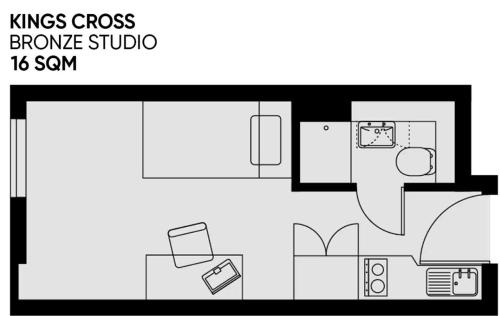Students Only, Bronze Studio Upper Level Premium View at Kings Cross, Londres