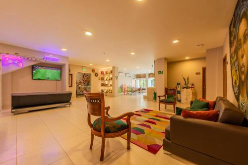 Zajednički dnevni boravak / prostorija s TV-om, Hostel Dorado Plaza Getsemaní (Hostel Dorado Plaza Getsemani) in Cartagena