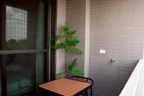 Balkon/Terrasse, Up villa in Taibao Stadt