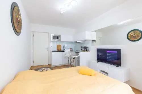 Private 1BR Value Stay w Kitchenette and Walk to Tram in Wien, Österreich
