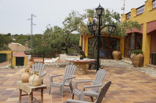 Erkély/terasz, Casa Mola in El Perelló (Catalonia)