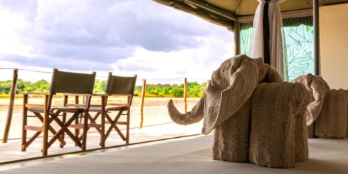 Kilátás, Msandile River Lodge in Kakumbi