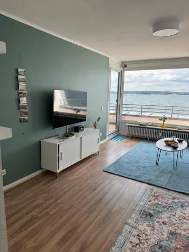 Kiek op de See - mit Fahrrädern in Glücksburg, Deutschland