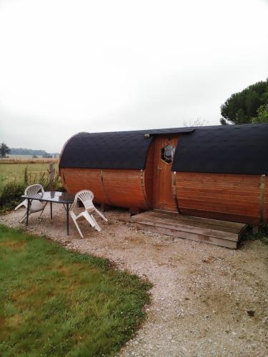 Tonneau gîte à louer Mesnil-Rousset