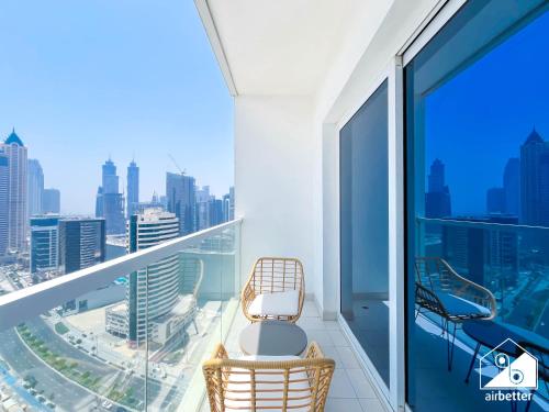 Skyline Studio Escape l Balcony , Gym & Pool, Dubaï (photo 9)