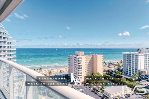 W FTL 1409 Beachfront Resort 2 Bedroom & 2 Bathroom Condo in Fort Lauderdale, USA