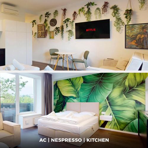 Jungle Apt in City Centre w AC, Bratislava
