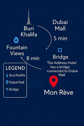 5 Min to Dubai Mall Lux Stay Tennis Court, Dubaj (fotografie 3)