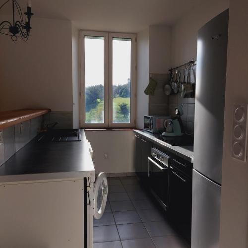 Kitchen, Domaine Fontcouverte in Lalouvesc