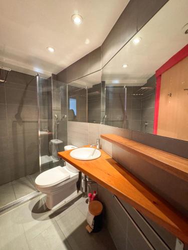 Fürdőszoba, Résidence CERDANYA (Residence CERDANYA) in Bourg-Madame