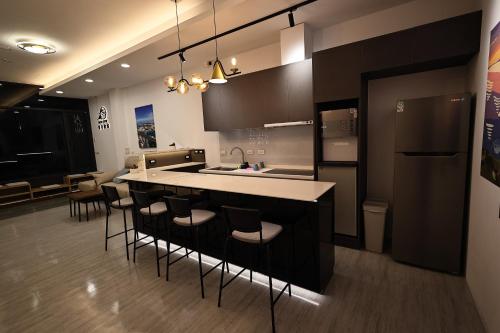 キッチン, Yanwu Cifang B&B in 布袋鎮（ブーダイ）