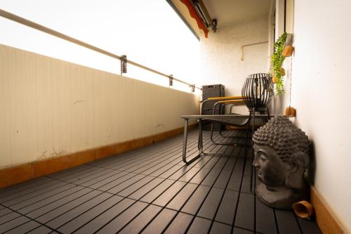 陽台/露台, Schönes 2-Zimmer Apartment mit Balkon inklusive PKW Stellplatz (Schones 2-Zimmer Apartment mit Balkon inklusive PKW Stellplatz) in 利安貝格