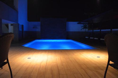 Swimming pool, Hotel Meson de la Chinantla in María Luisa