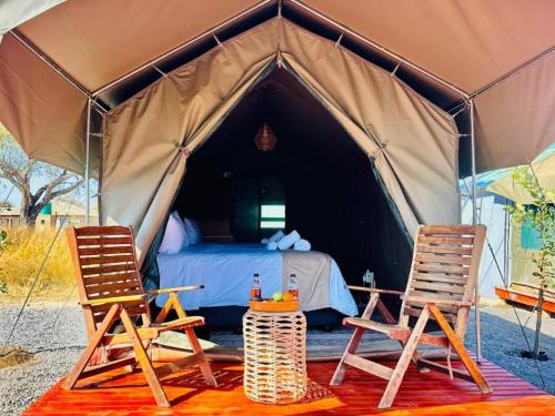 Kilátás, Tlou Tribal Lodge in Pilanesberg Nemzeti Park