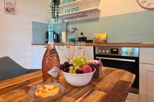 Kitchen, Grune Oase mit eigener Terrasse zwischen Altstadt und Hafen #1 in Senftenberg