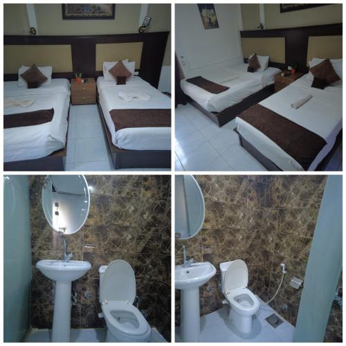 2 double beds