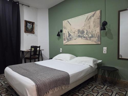 1 double bed