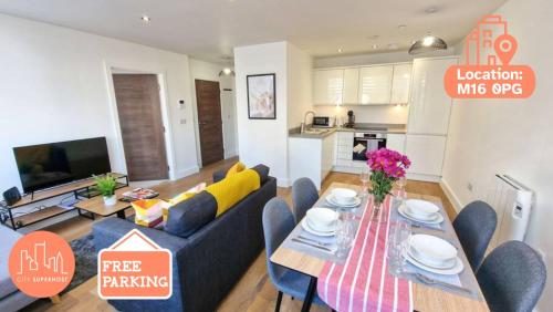 1 Bed Old Trafford Flat Free Parking, Manchester