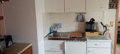 廚房, Ferienwohnung Waldblick in Frauenstein in 弗勞恩施泰因
